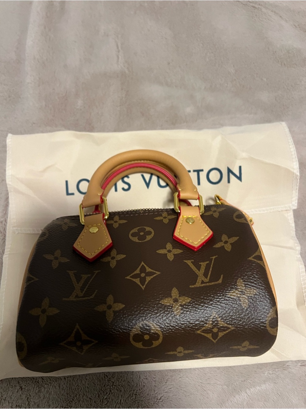 Inspired mini speedy Monogram bag